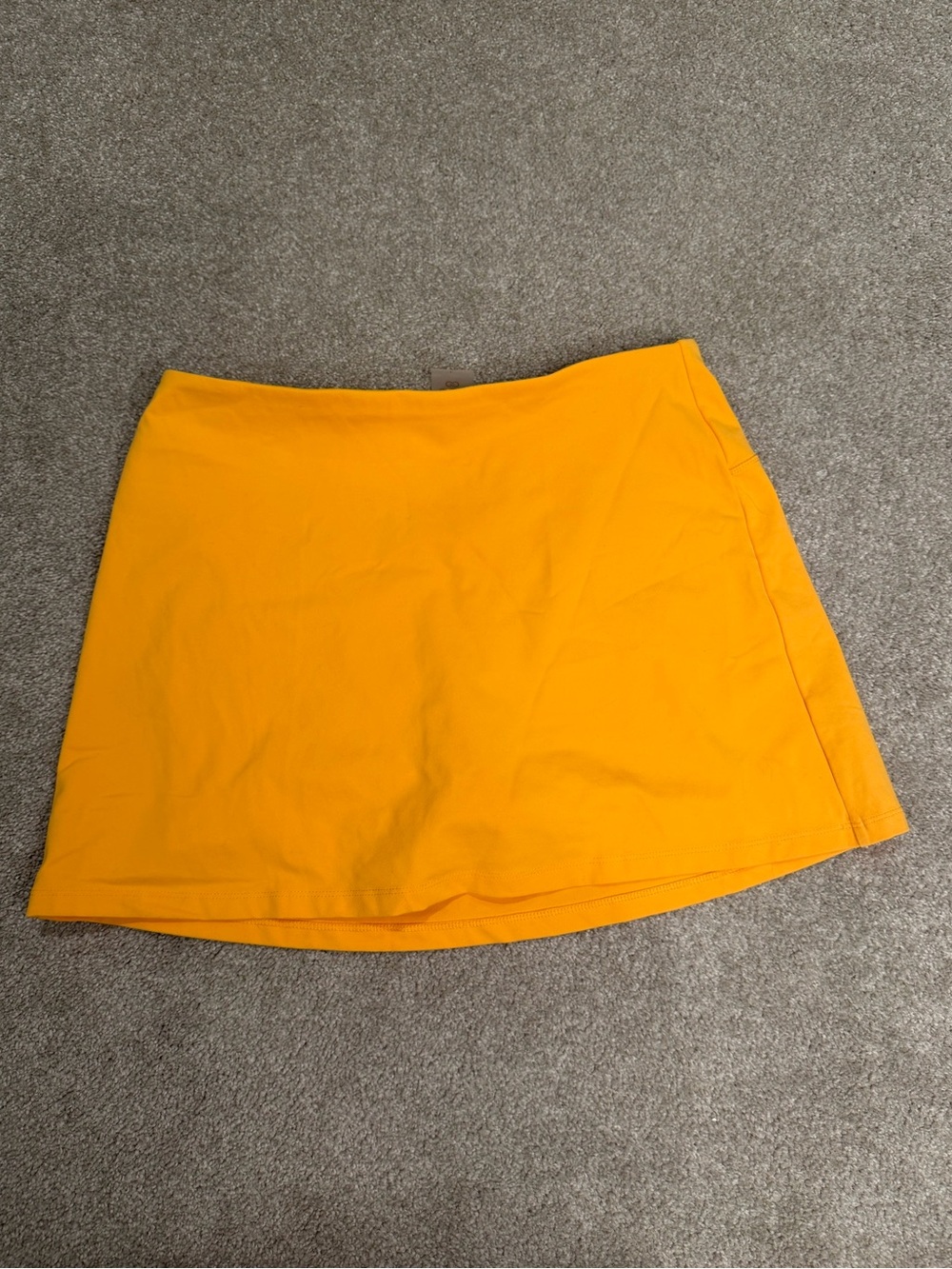 CALIA Essential High Rise Mini Skort Raw Honey NWT Size Large